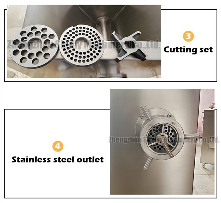 frozen meat mincer