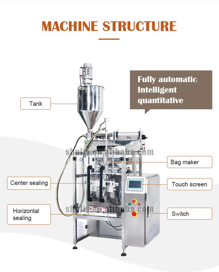 Automatic paste packaging machine Automatic paste packaging machine