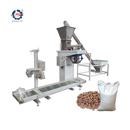 Macchina per insaccamento a pellet in legno