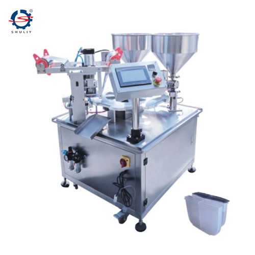 Riempimento e sigillatura di yogurt automatico